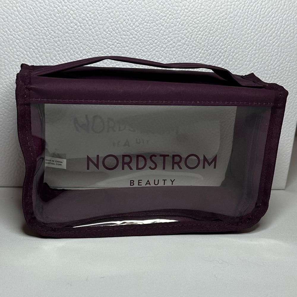 5/$25 Nordstrom Beauty Clear Cosmetic Bag